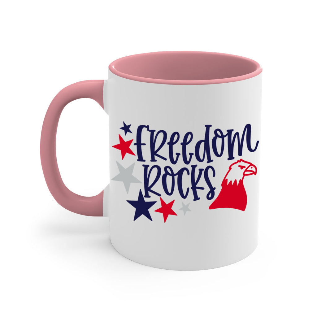 Freedom Rocks Style 148#- 4th Of July-Mug / Coffee Cup