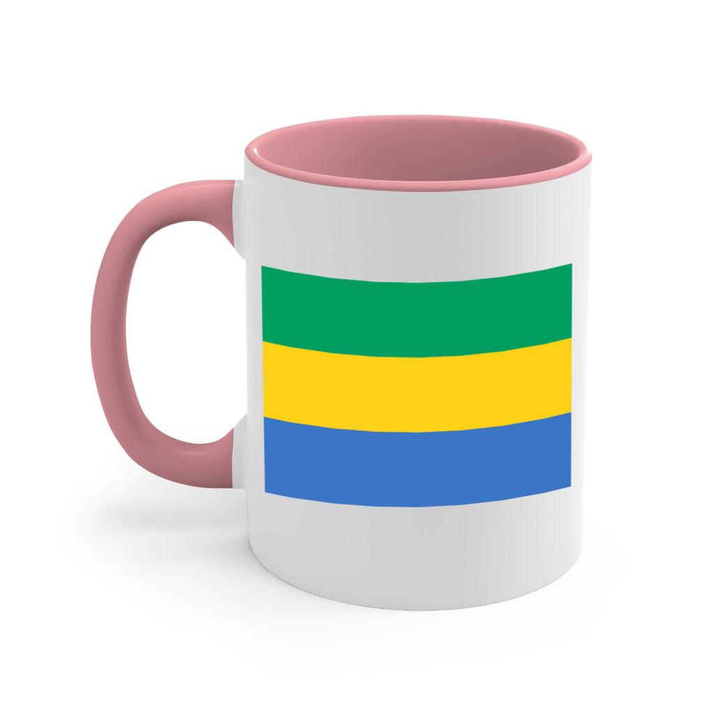 Gabon 136#- world flag-Mug / Coffee Cup