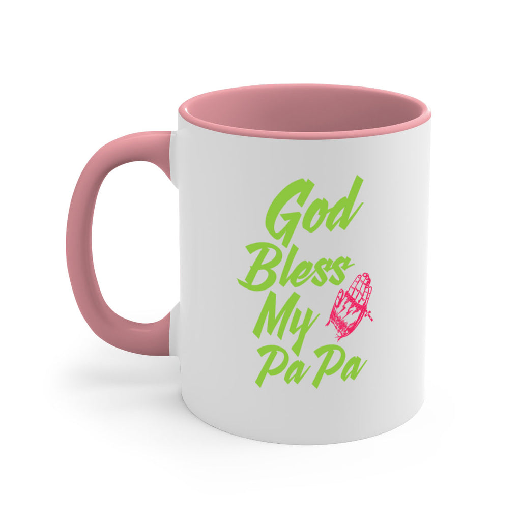 God Bless Papa 107#- grandpa-Mug / Coffee Cup