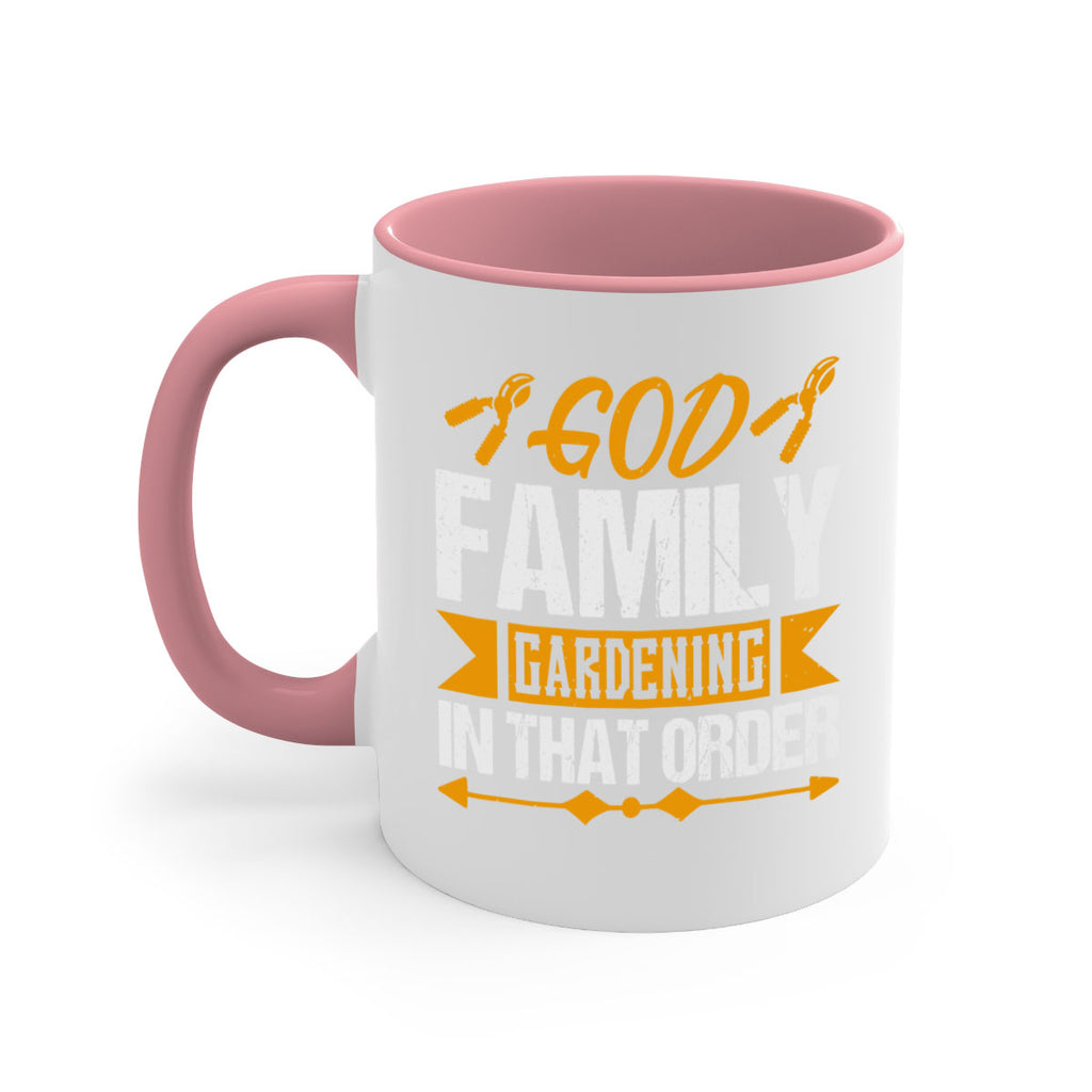 God Family Gardending in that order 60#- Farm and garden-Mug / Coffee Cup