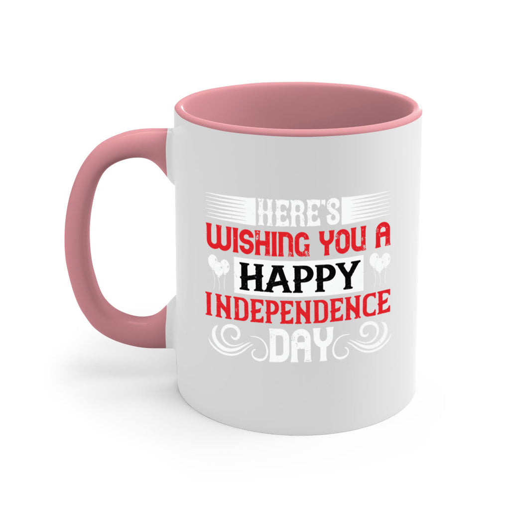 Heres wishing you a happy Independence Day Style 111#- 4th Of July-Mug / Coffee Cup