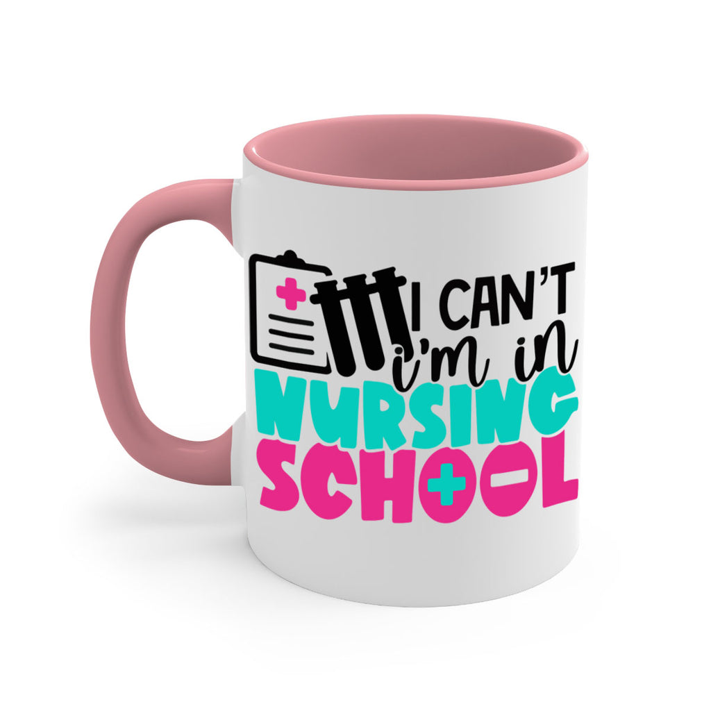 I Cant Im In Nursing School Style Style 177#- nurse-Mug / Coffee Cup