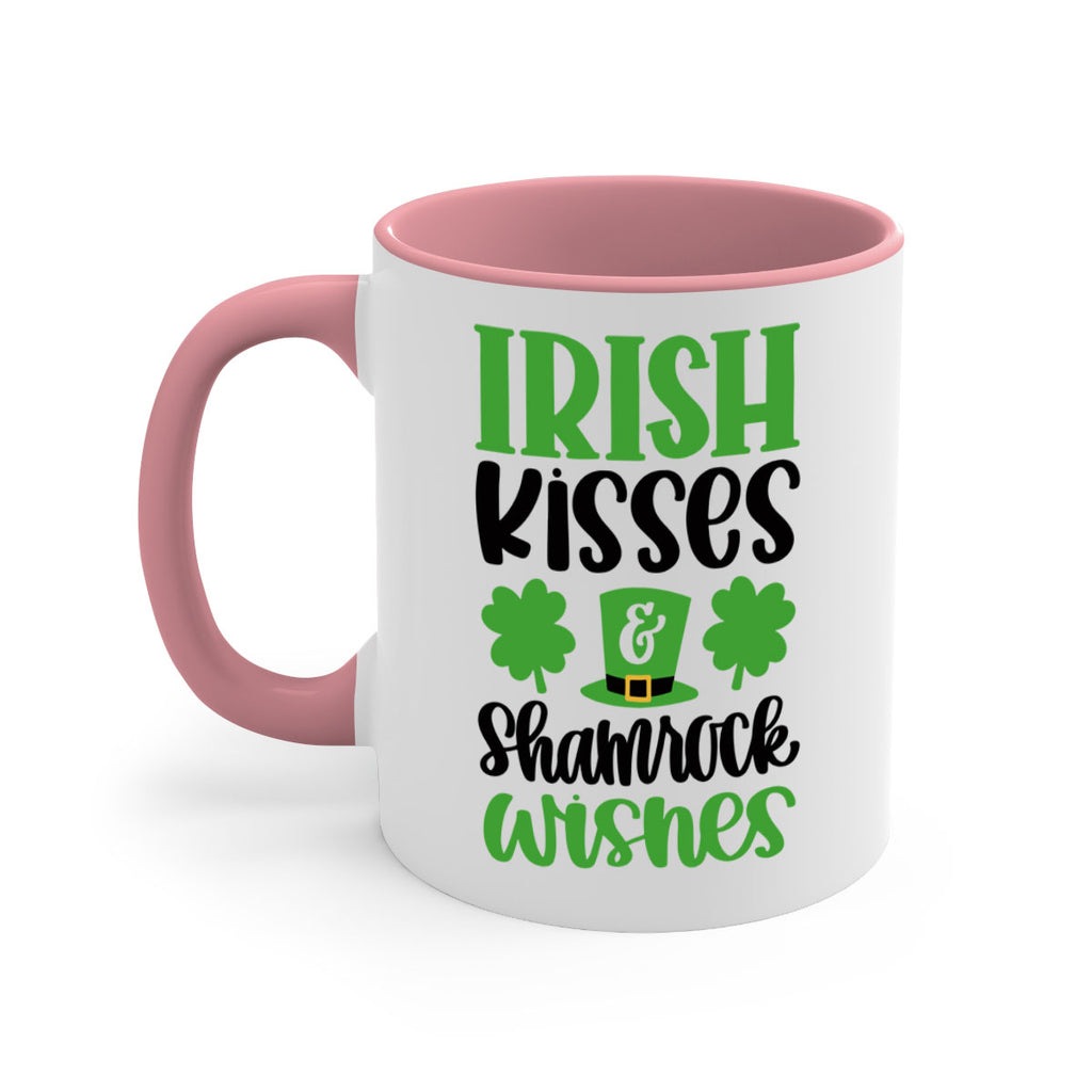 Irish Kisses Shamrock Wishes Style 81#- St Patricks Day-Mug / Coffee Cup