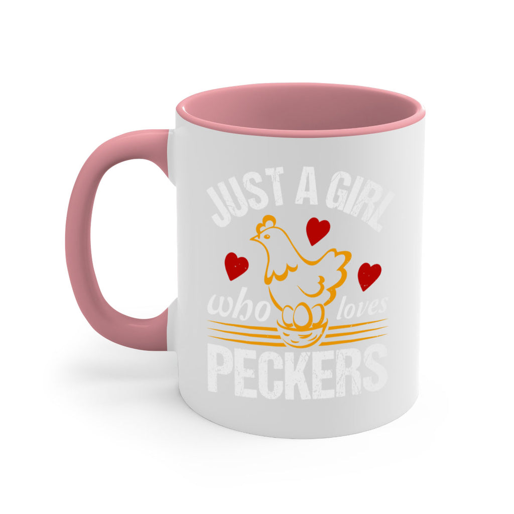 Just a girl who loves 46#- Farm and garden-Mug / Coffee Cup