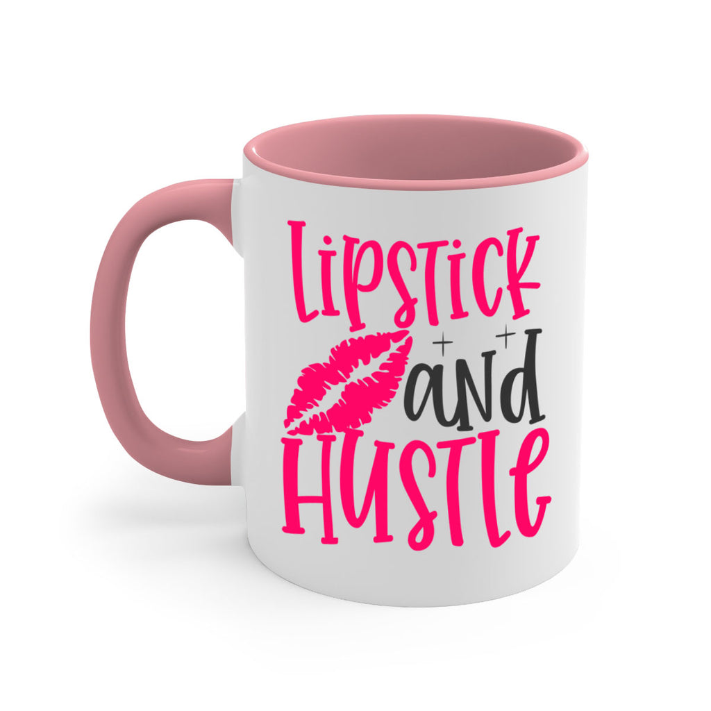 Lipstick and Hustle design Style 230#- makeup-Mug / Coffee Cup