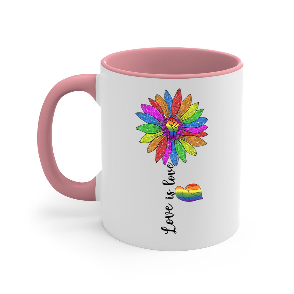 Love Is Love Pride Lgbt Sunflower Png 47#- lgbt-Mug / Coffee Cup