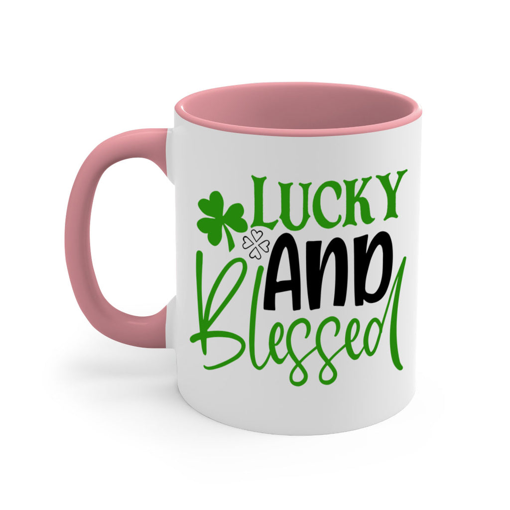 Lucky And Blessed Style 151#- St Patricks Day-Mug / Coffee Cup