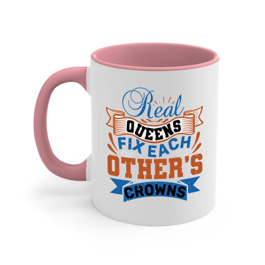 Real queens fix each other’s crowns Style 62#- best friend-Mug / Coffee Cup