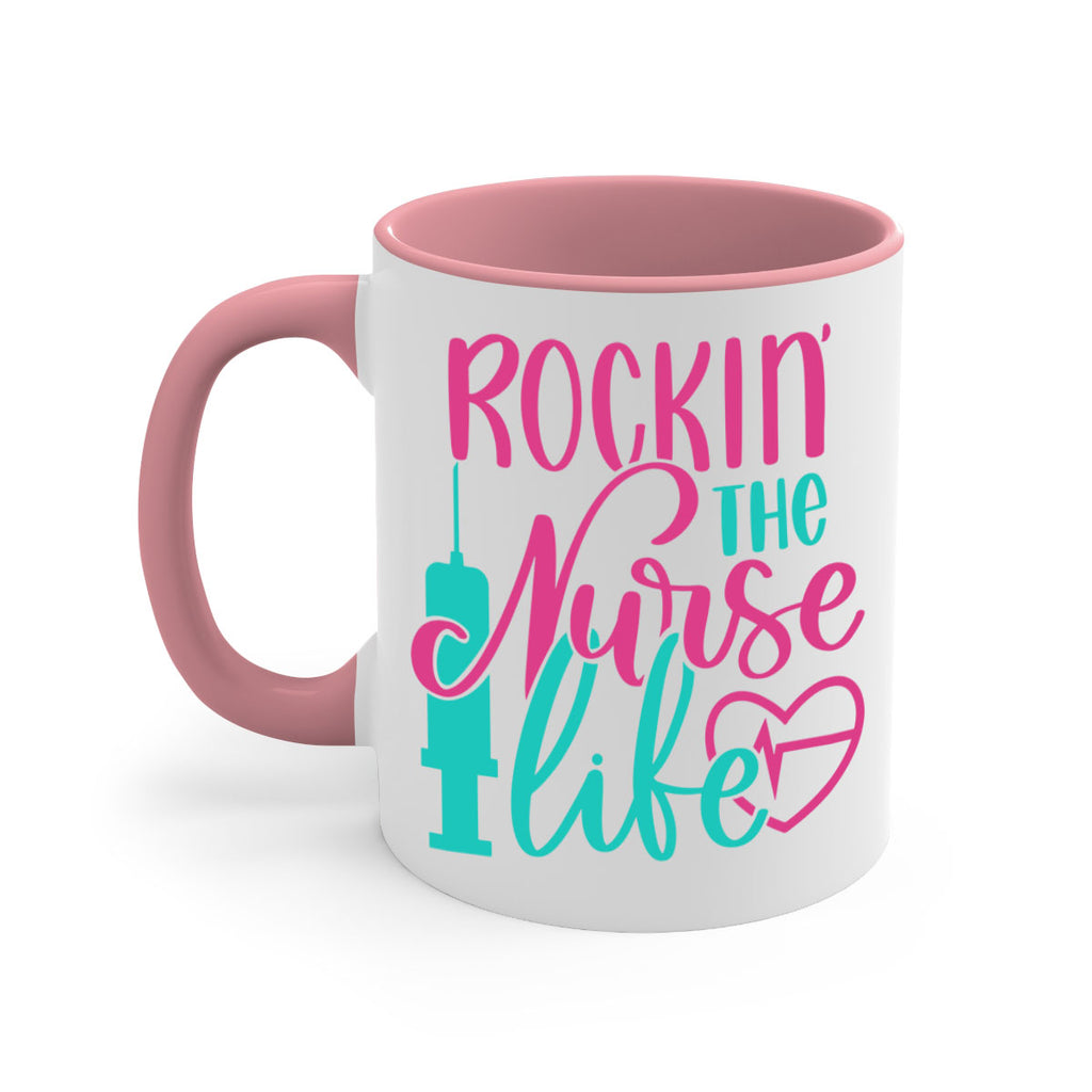 Rockin The Nurse Life Style Style 55#- nurse-Mug / Coffee Cup