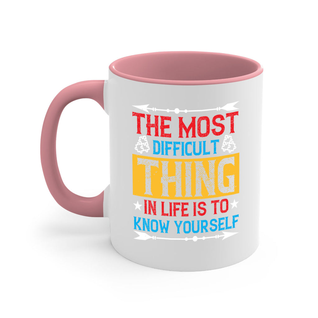 The most difficult thing in life is to know yourself Style 18#- Self awareness-Mug / Coffee Cup