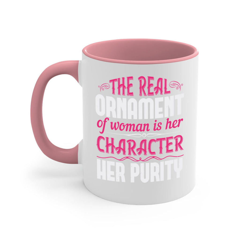 The real ornament of woman is her character her purity Style 22#- aunt-Mug / Coffee Cup