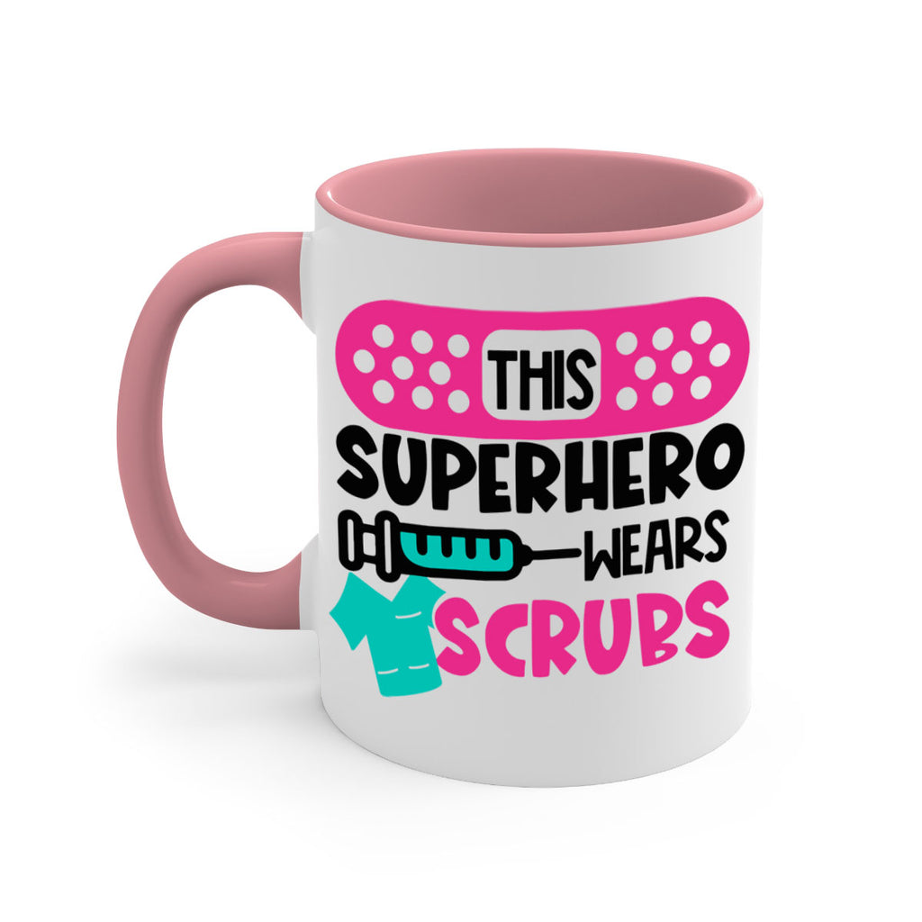 This Superhero Wears Scrubs Style Style 20#- nurse-Mug / Coffee Cup