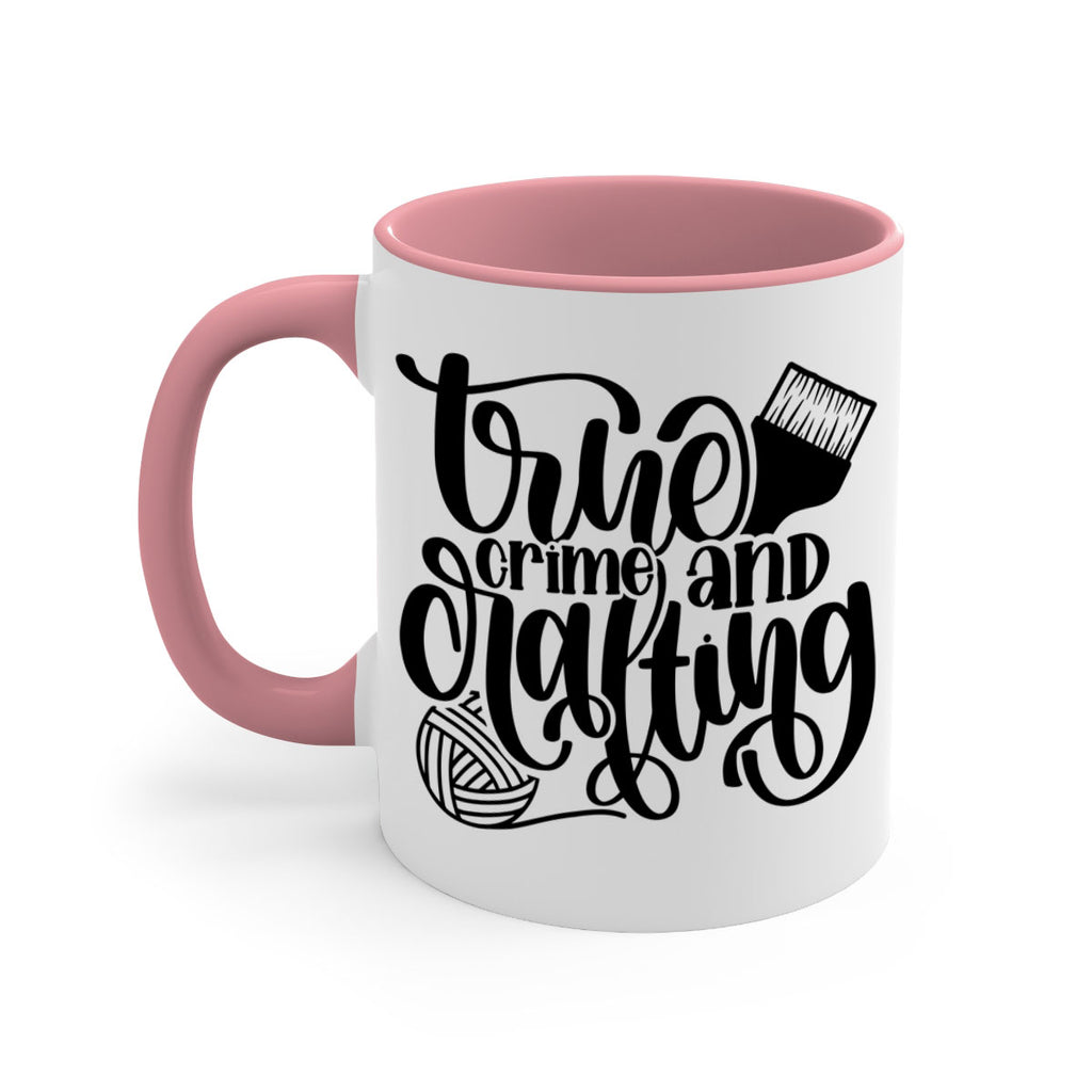 True Crime And Crafting 3#- crafting-Mug / Coffee Cup