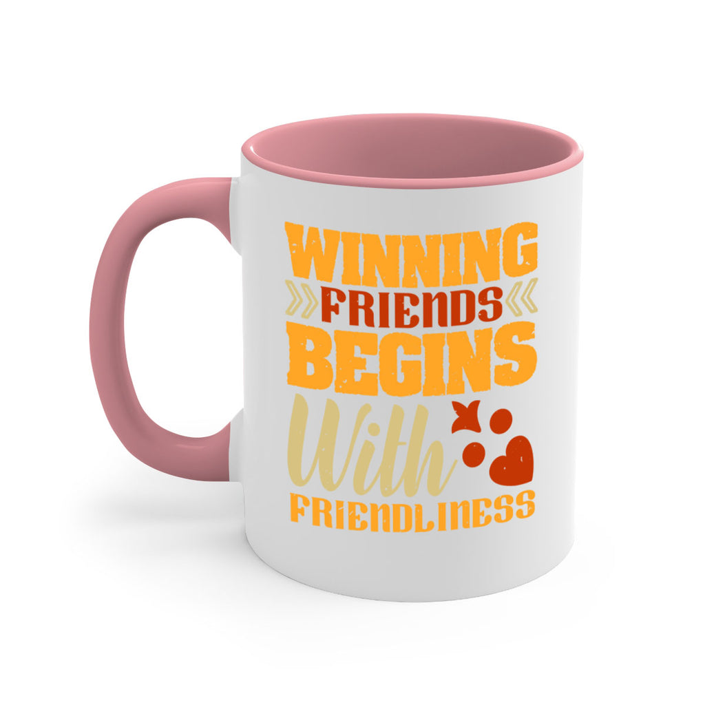 Winning friends begins with friendliness Style 25#- best friend-Mug / Coffee Cup