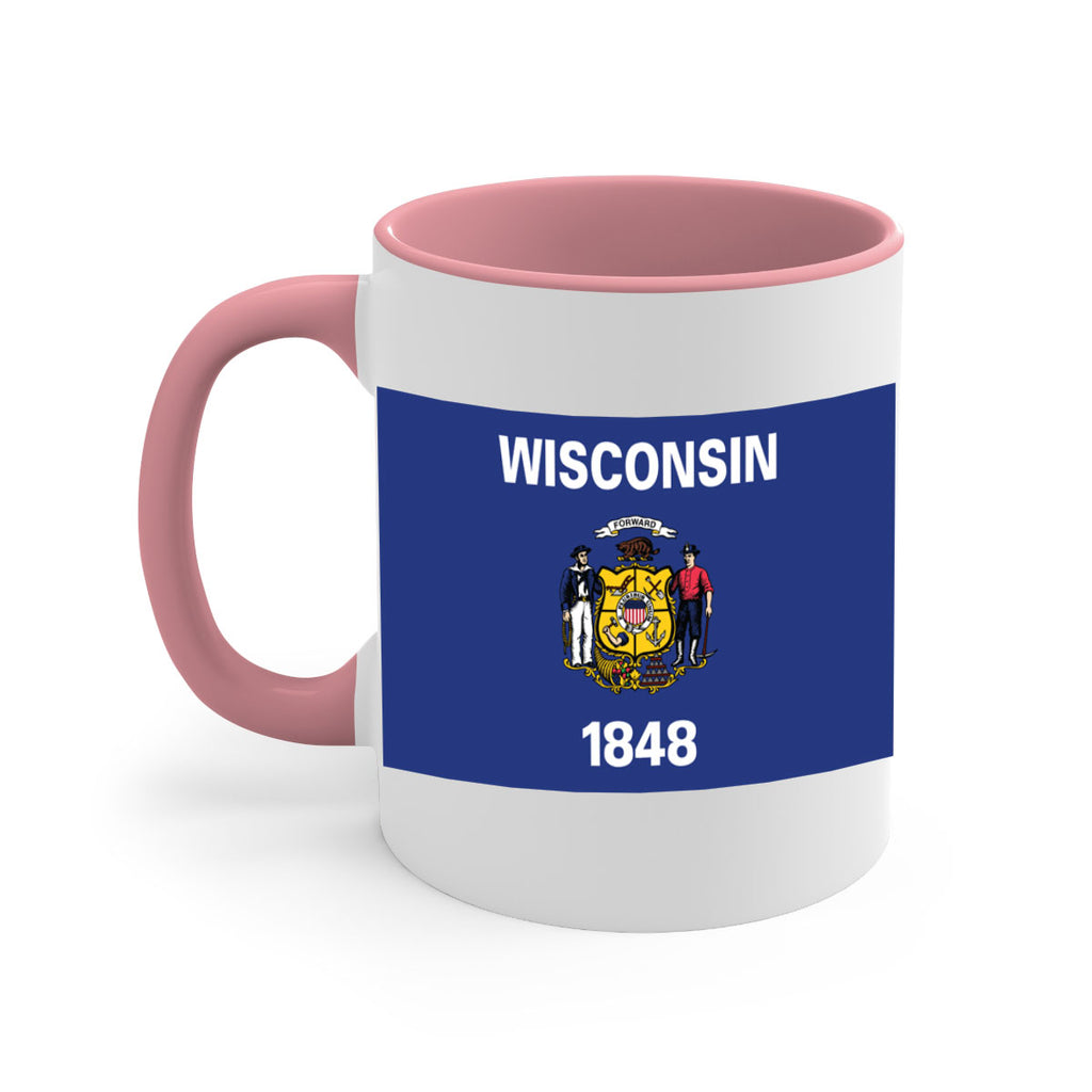 Wisconsin 2#- Us Flags-Mug / Coffee Cup