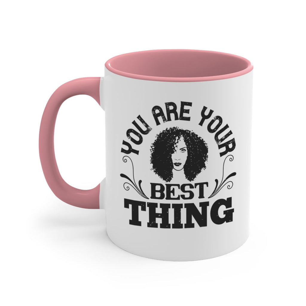 You are your best thing Style 9#- Afro - Black-Mug / Coffee Cup