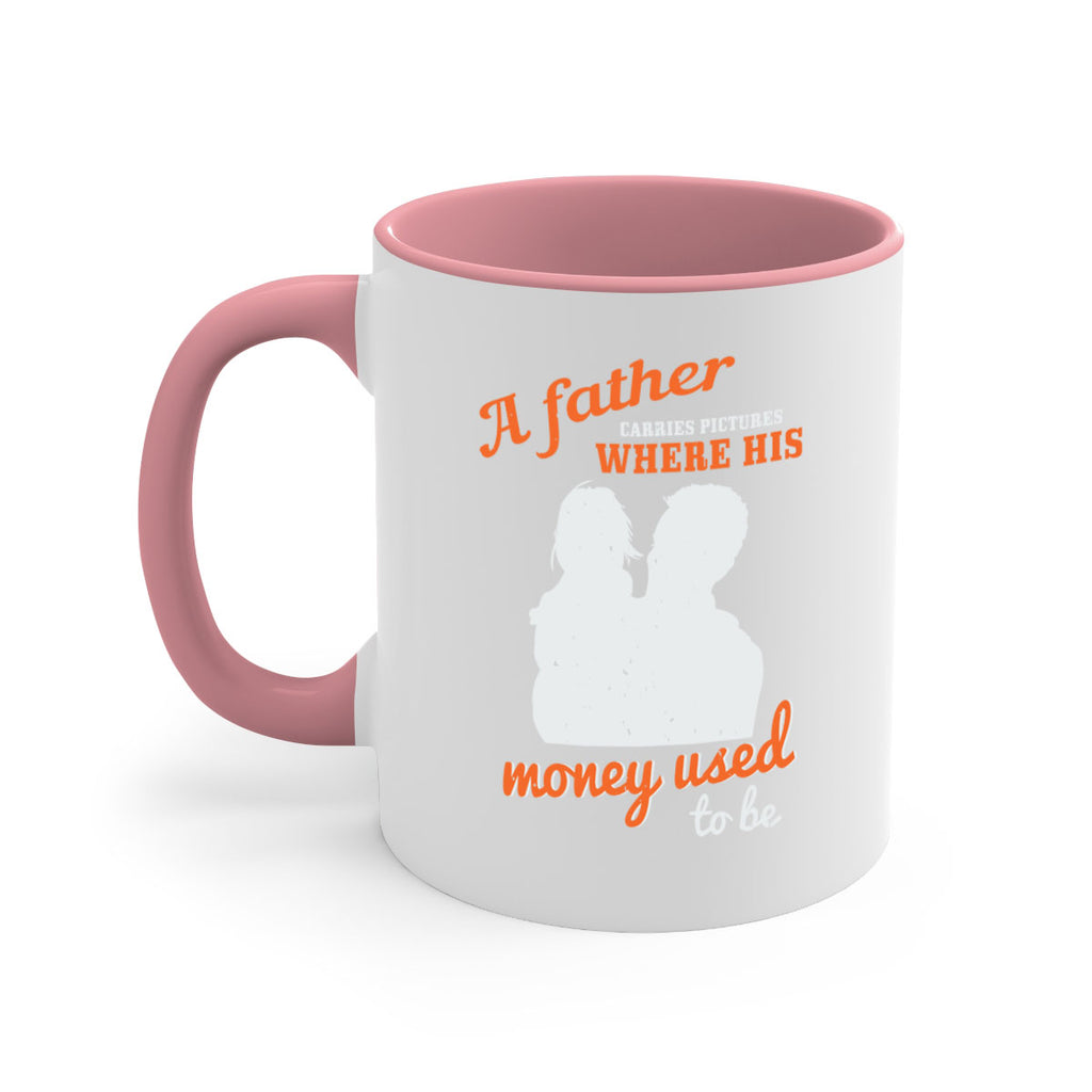 a father carries pictures 273#- fathers day-Mug / Coffee Cup