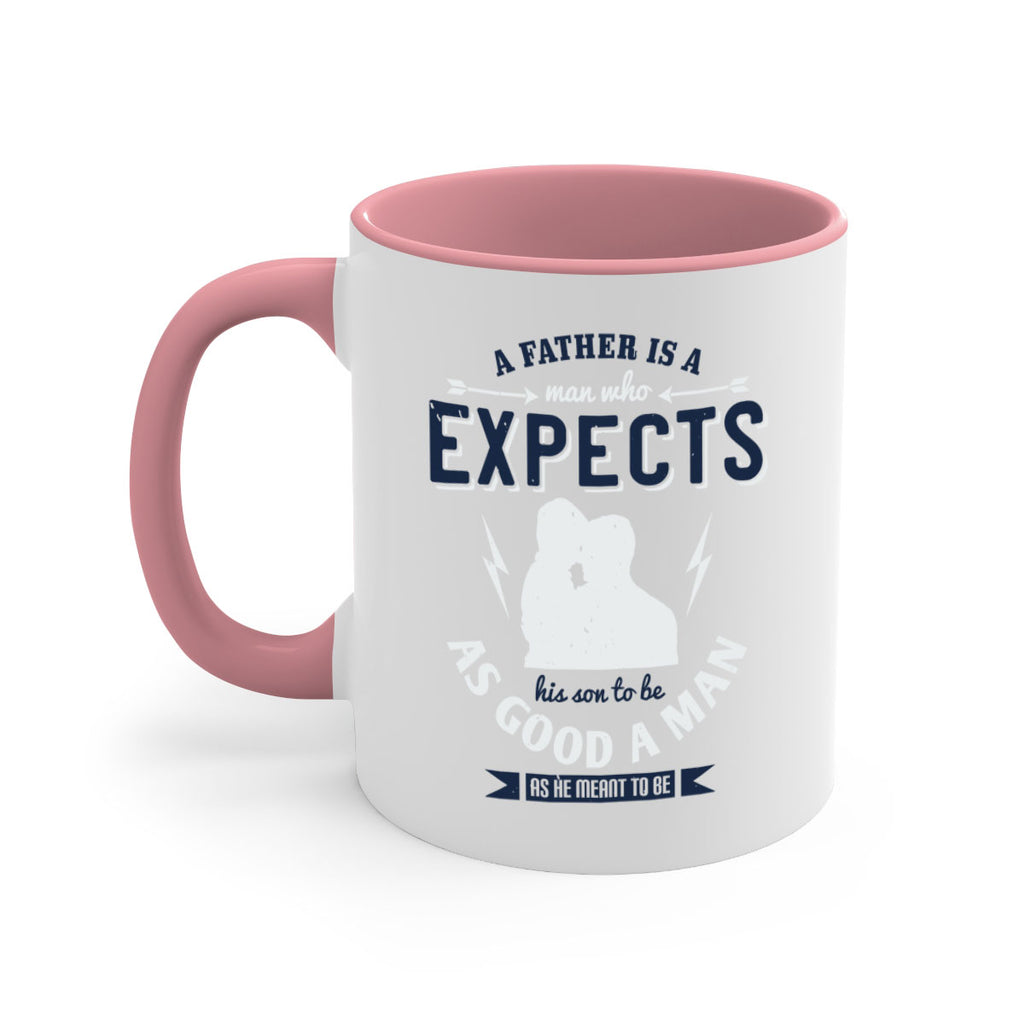 a father is a man who 135#- fathers day-Mug / Coffee Cup