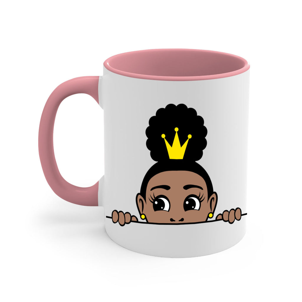 afro puff crown girl 1#- Black women - Girls-Mug / Coffee Cup