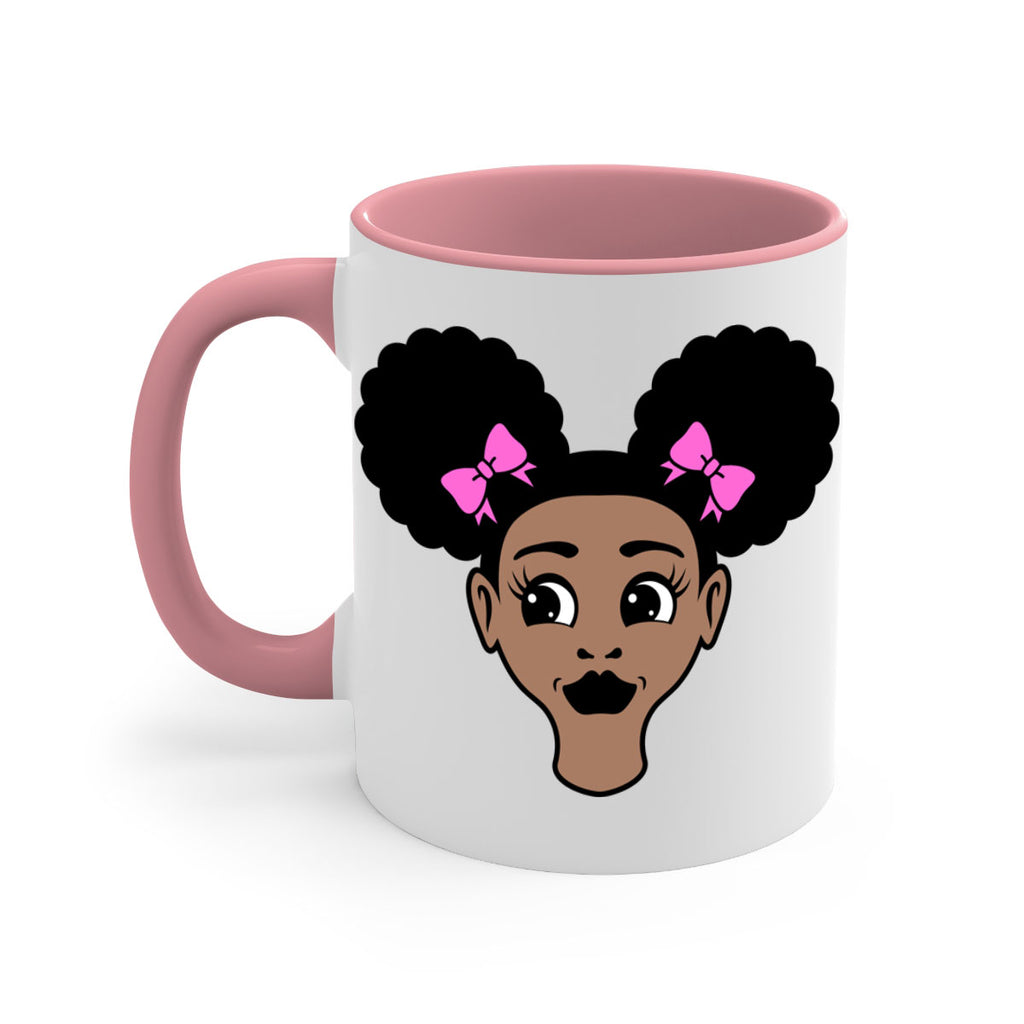 afro puffs girl 76#- Black women - Girls-Mug / Coffee Cup