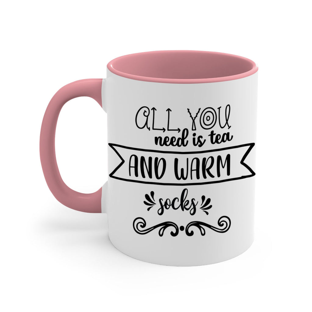 all you need is tea and warm socks style 50#- christmas-Mug / Coffee Cup