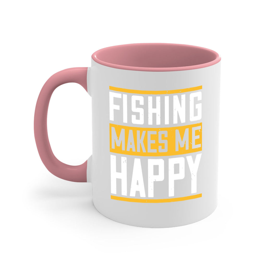 be happy and go for fishing 267#- fishing-Mug / Coffee Cup