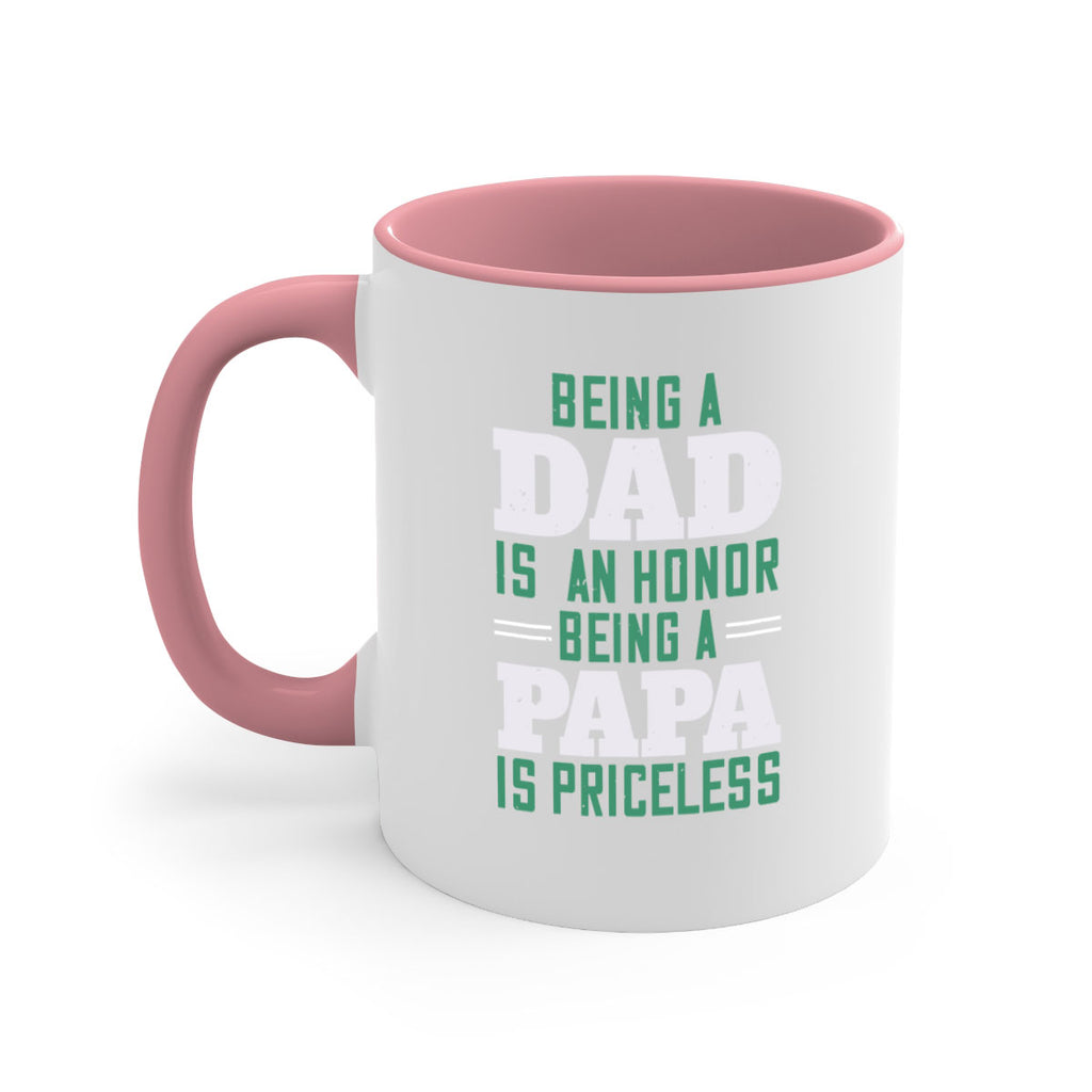 being a dadis an honor being a papa 50#- grandpa-Mug / Coffee Cup