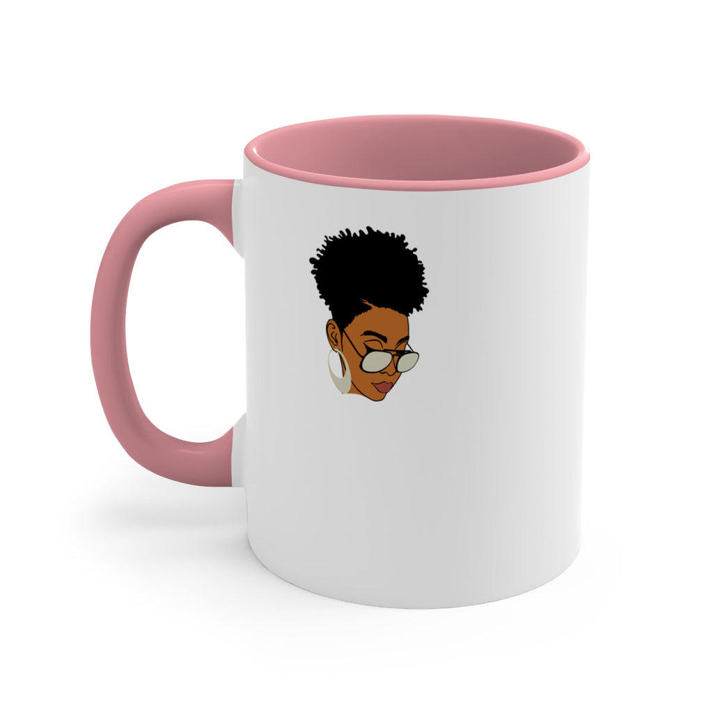 black afro 44#- Black women - Girls-Mug / Coffee Cup