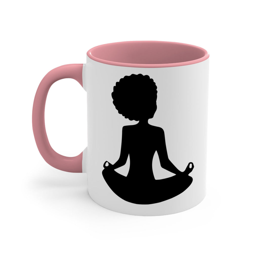 black woman sitting 8#- Black women - Girls-Mug / Coffee Cup