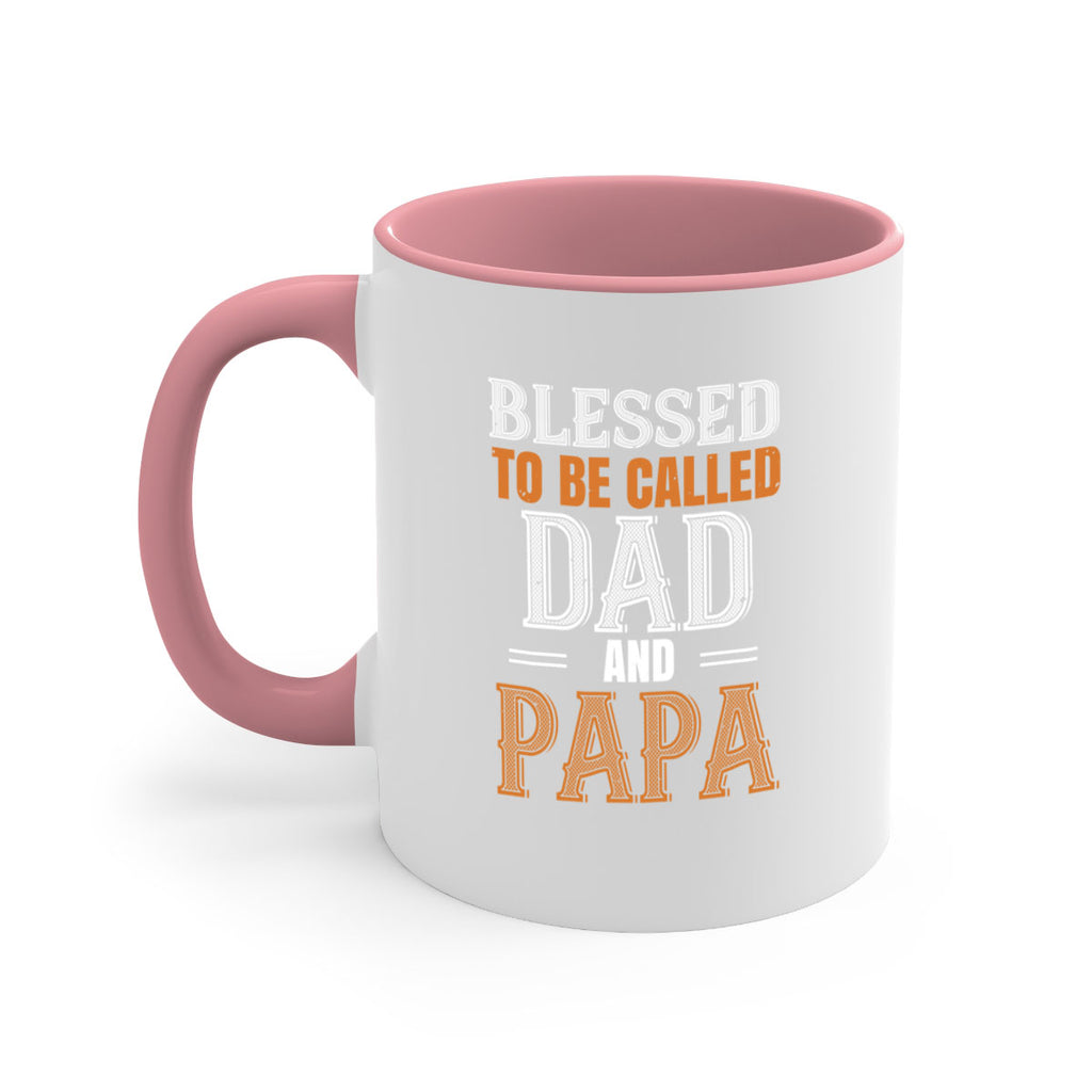 blessed to be called dad and papa 45#- grandpa-Mug / Coffee Cup