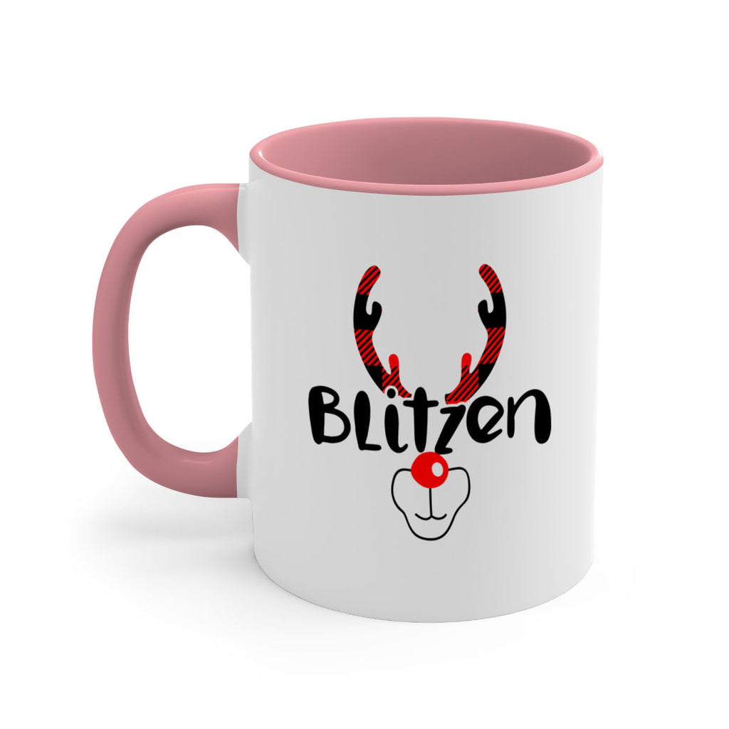 blitzen reindeer style 52#- christmas-Mug / Coffee Cup