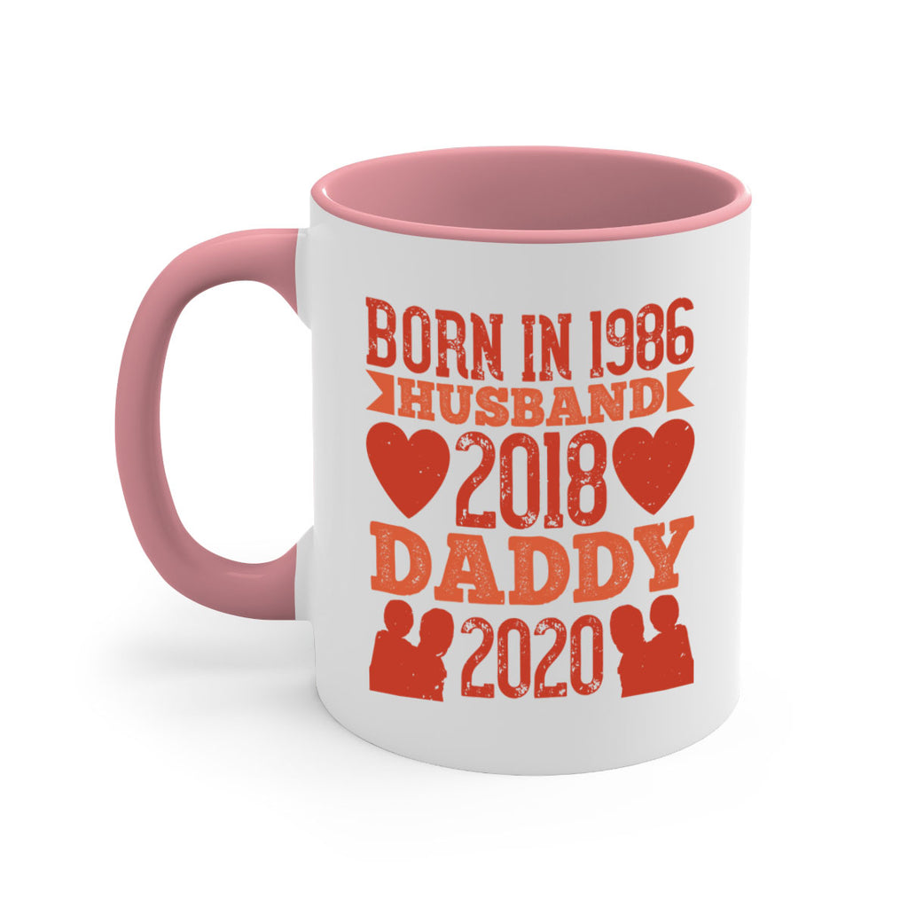 born in husband daddy 123#- fathers day-Mug / Coffee Cup