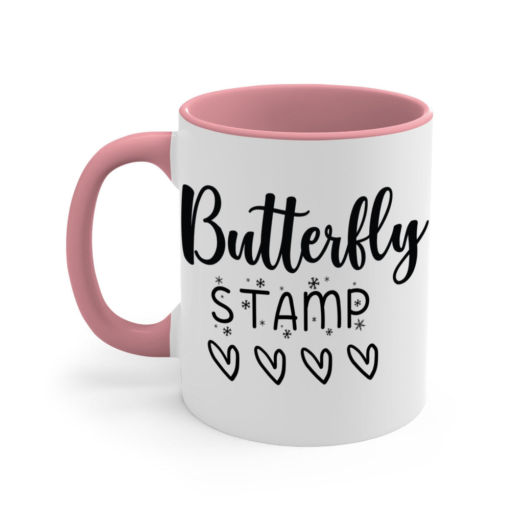 butterfly stamp style 84#- christmas-Mug / Coffee Cup