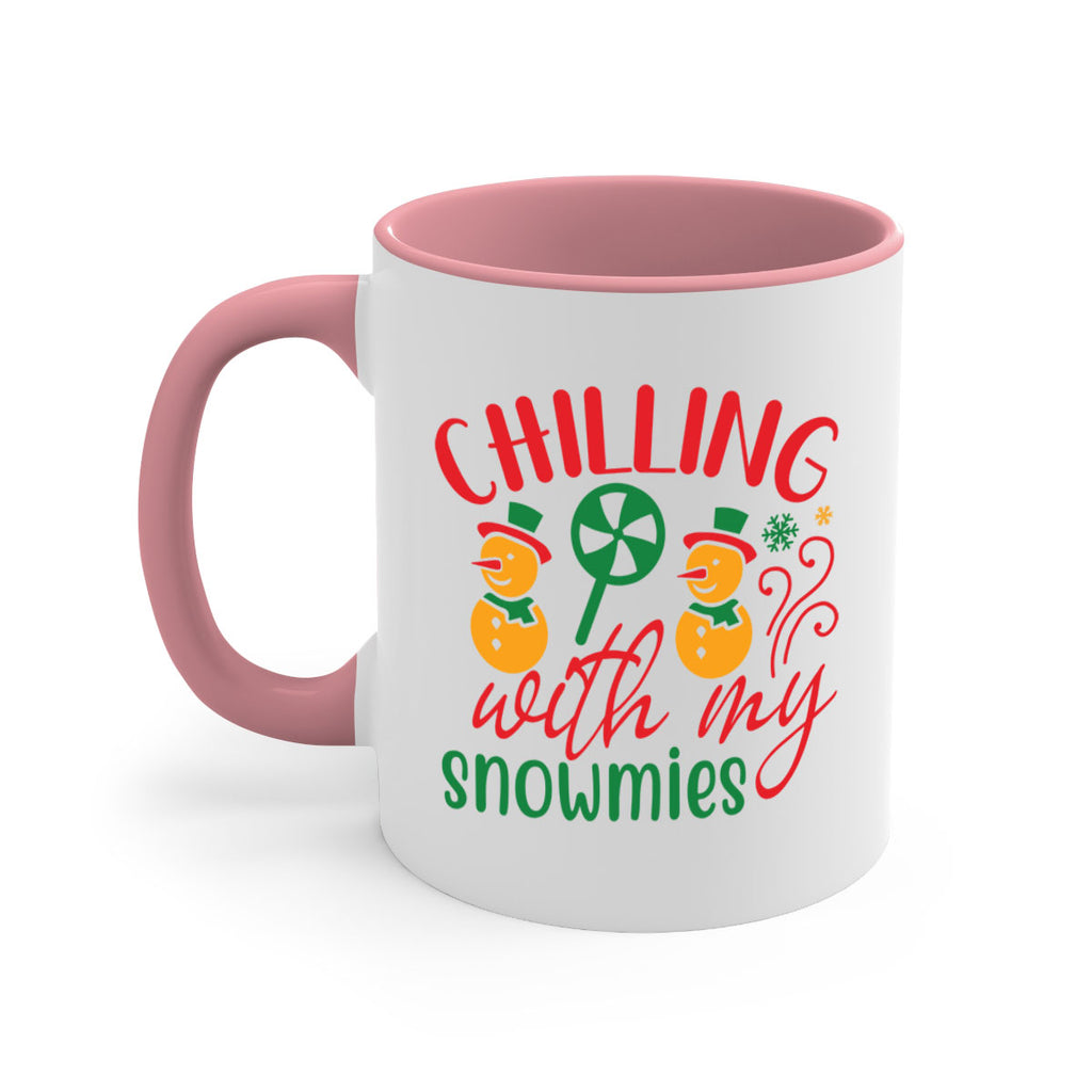 chilling with my snowmies style 91#- christmas-Mug / Coffee Cup