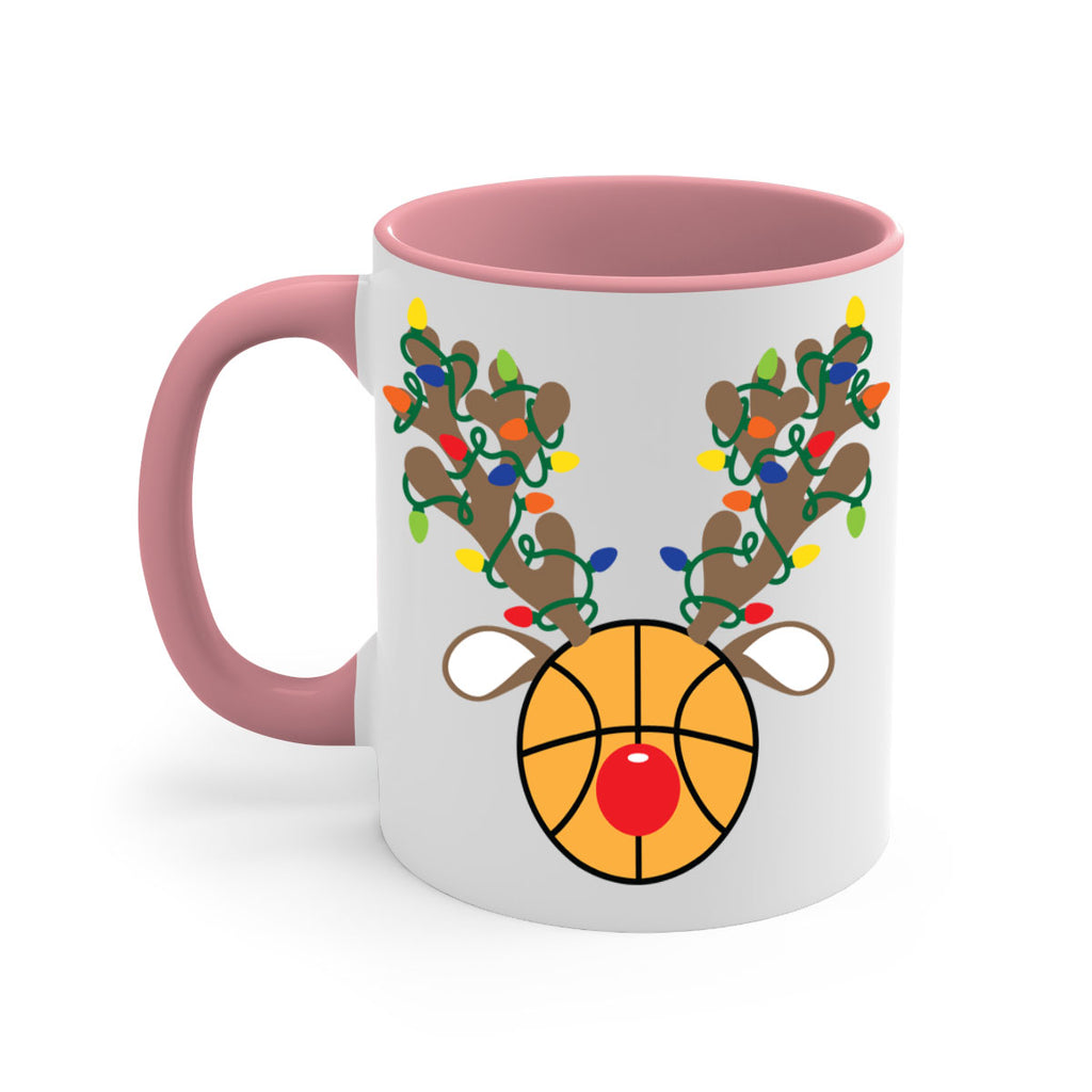 christmas reindeer antler basketball style 115#- christmas-Mug / Coffee Cup