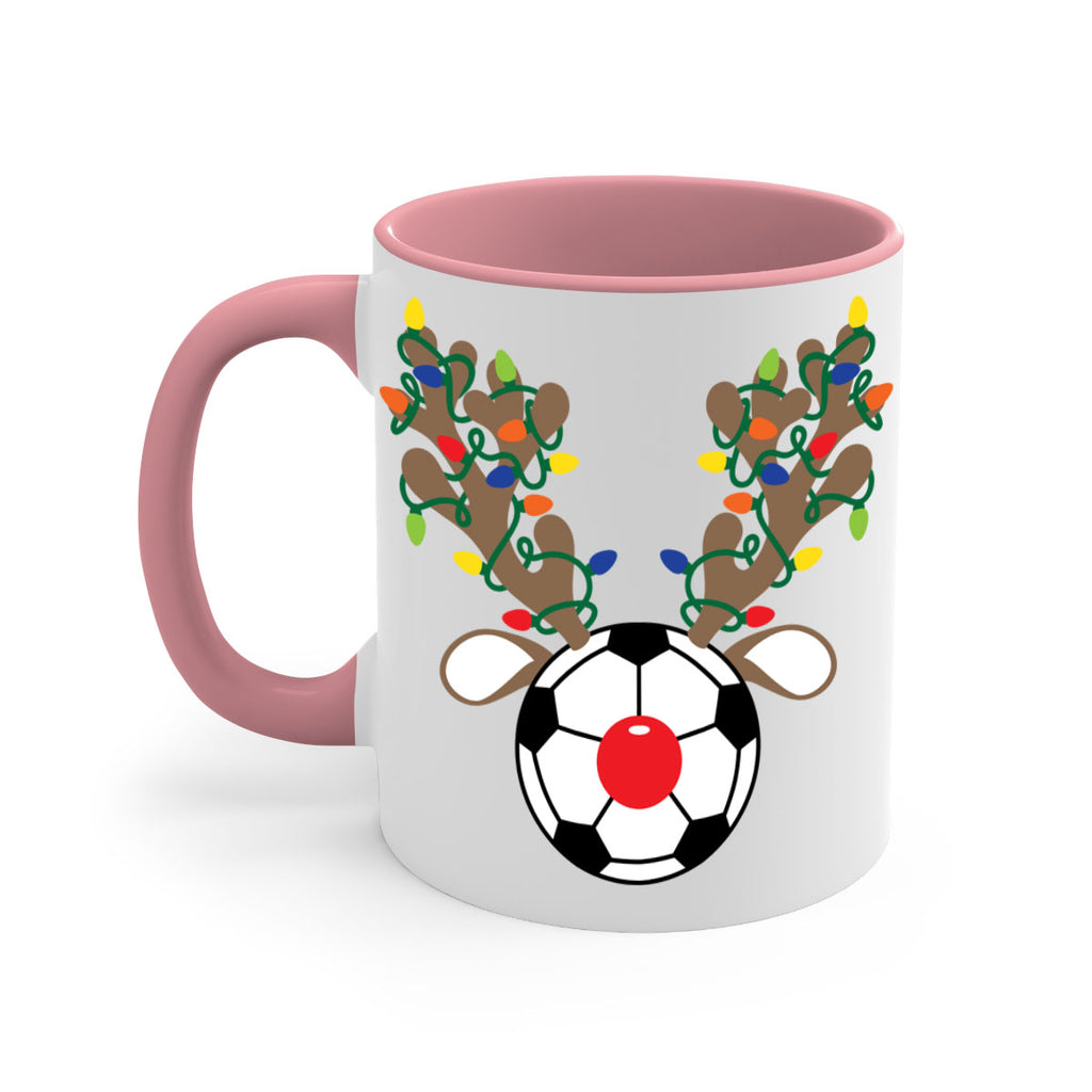 christmas reindeer antler soccer style 118#- christmas-Mug / Coffee Cup