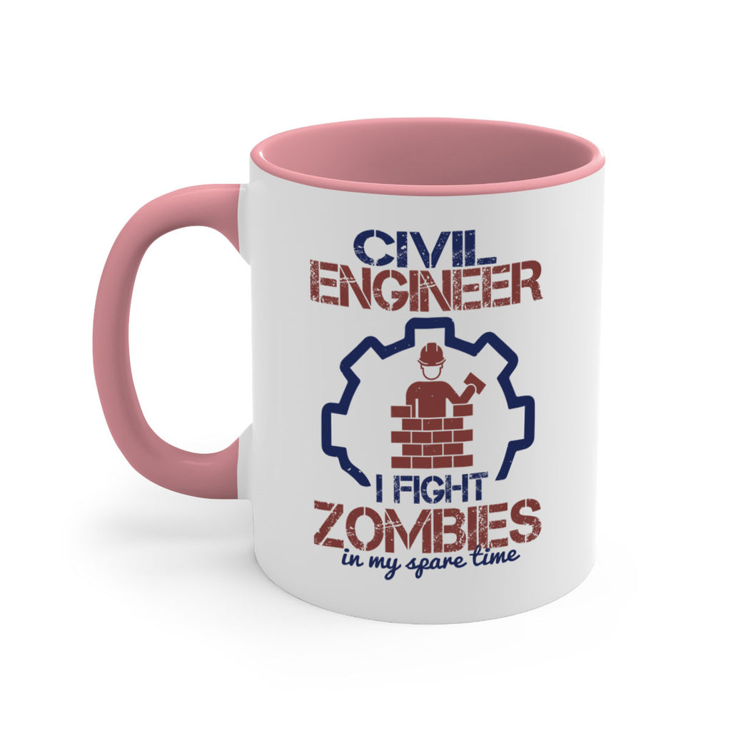 civil engineer i fight zombies in my spare time Style 25#- engineer-Mug / Coffee Cup