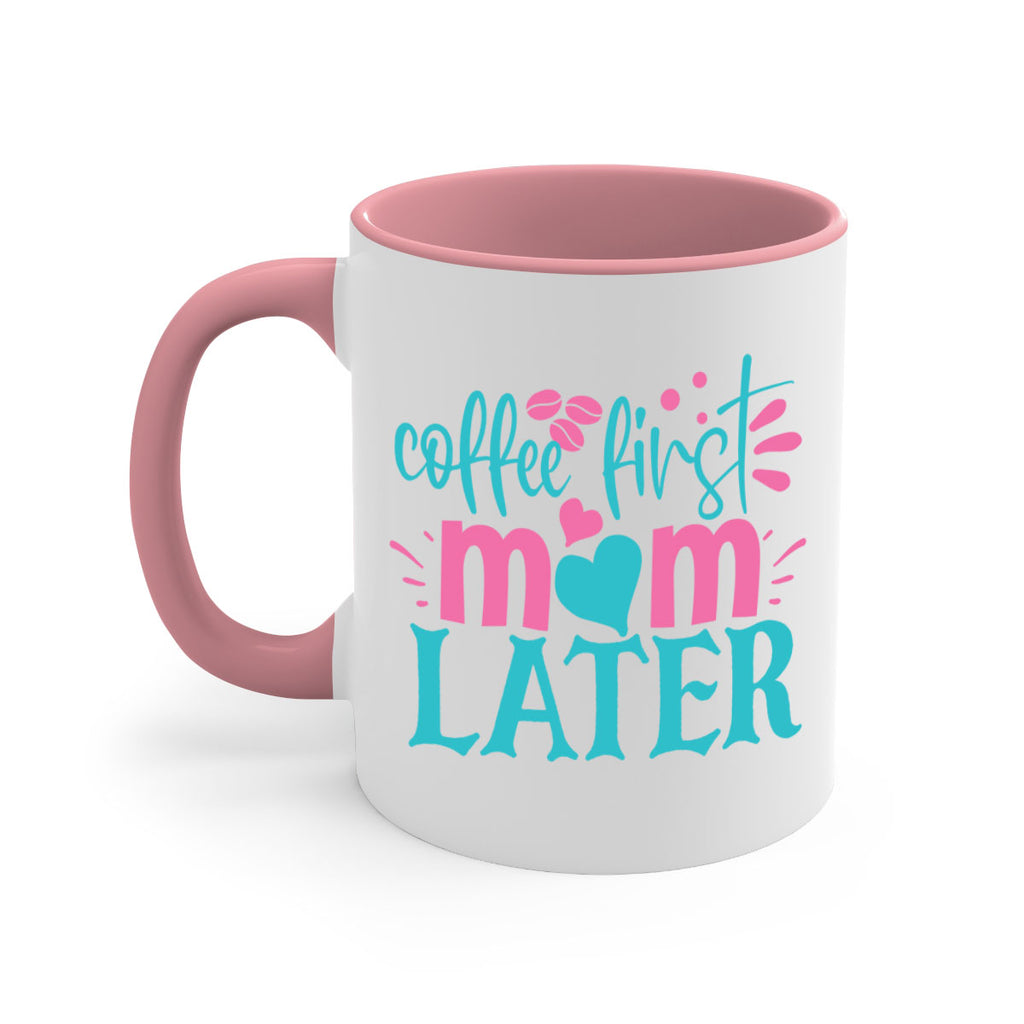 coffee first mom later 350#- mom-Mug / Coffee Cup