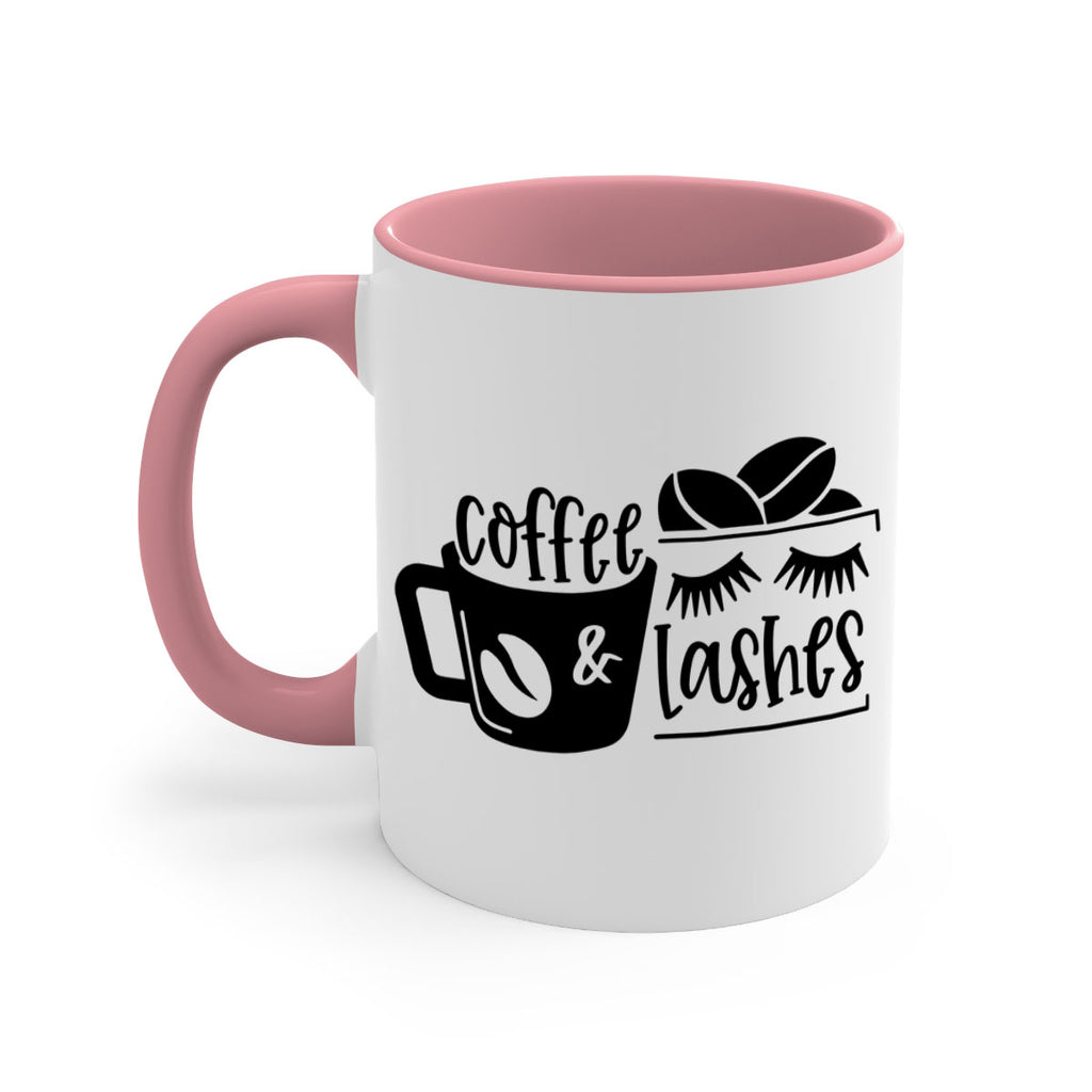 coffee lashes 176#- coffee-Mug / Coffee Cup