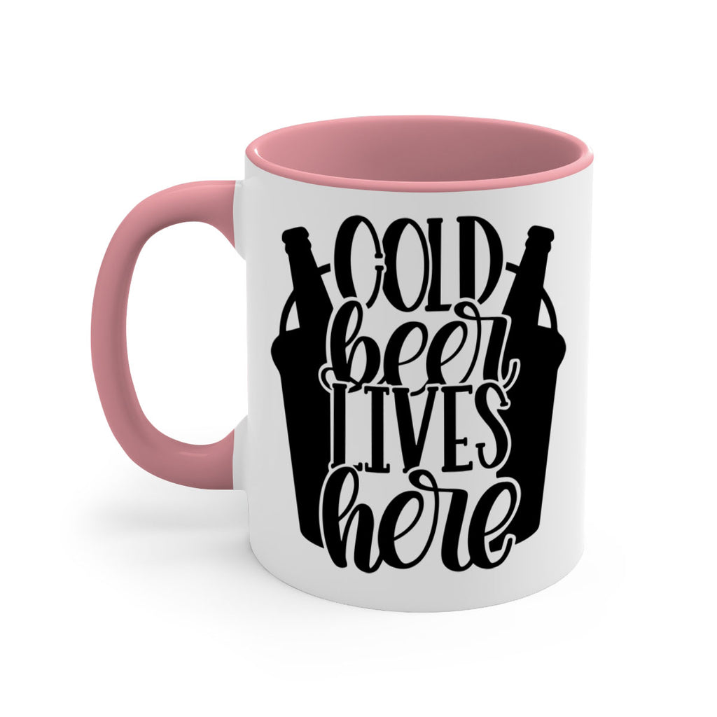 cold beer lives here 43#- beer-Mug / Coffee Cup