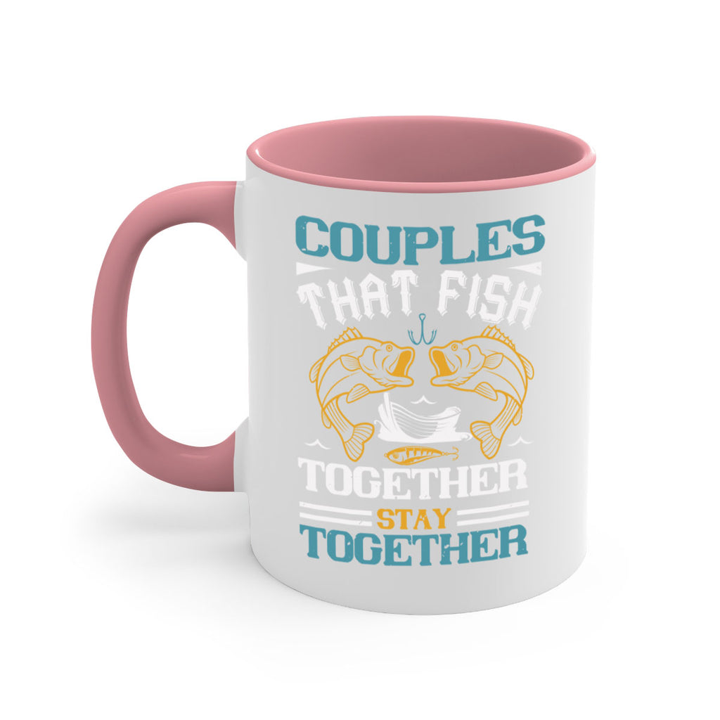 couples that fish together 169#- fishing-Mug / Coffee Cup
