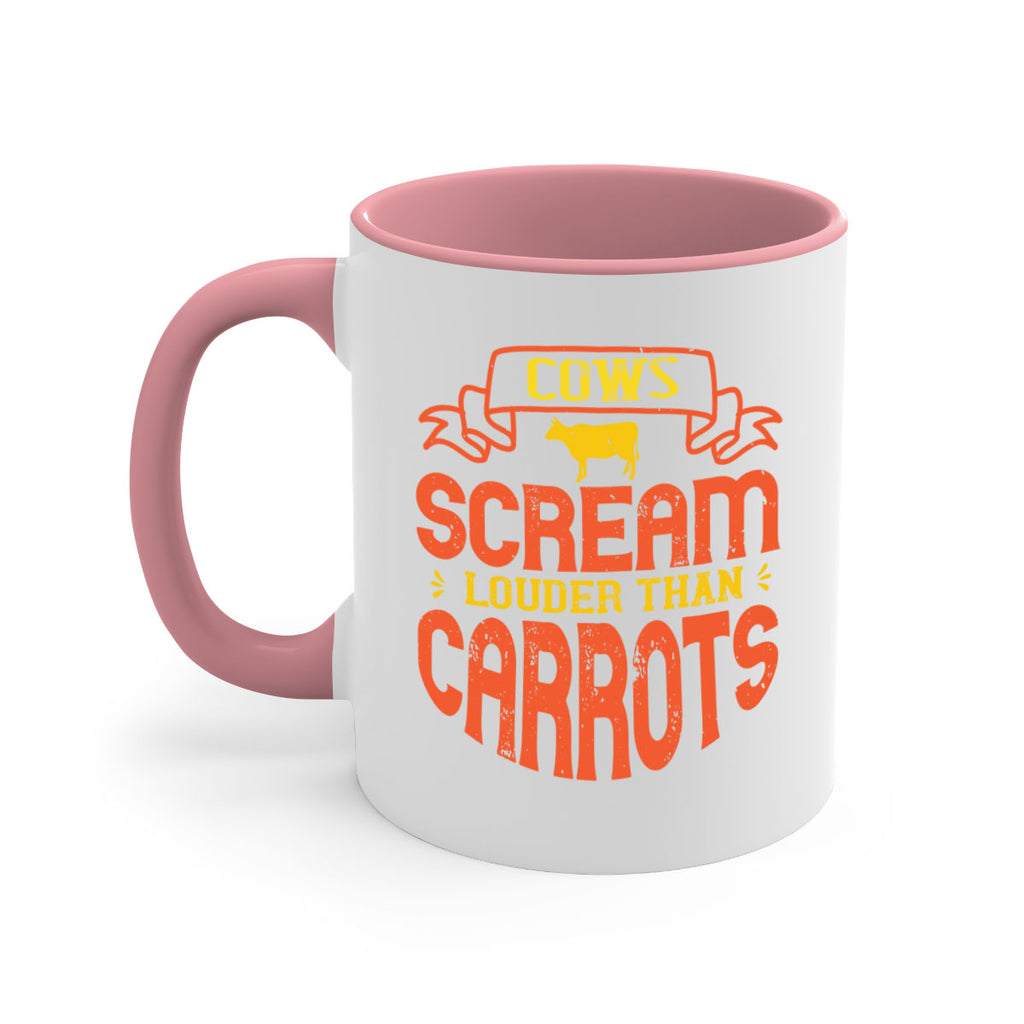 cows scream louder than carrots 71#- vegan-Mug / Coffee Cup