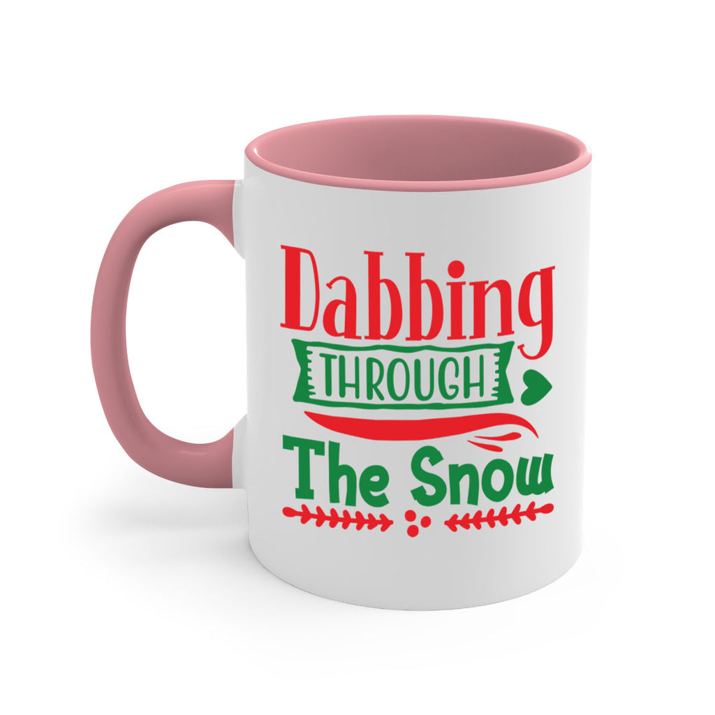 dabbing through the snow style 145#- christmas-Mug / Coffee Cup