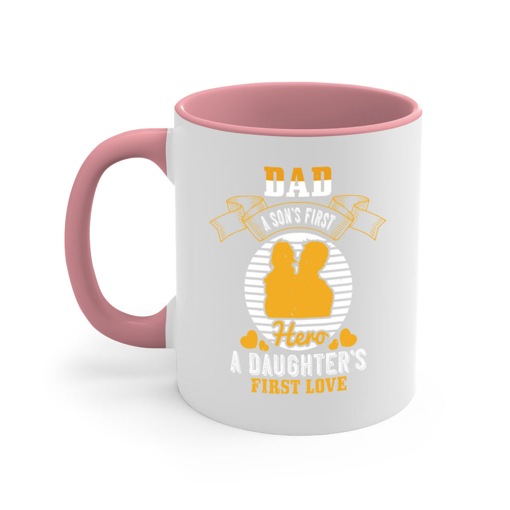 dad a son’s first hero 245#- fathers day-Mug / Coffee Cup