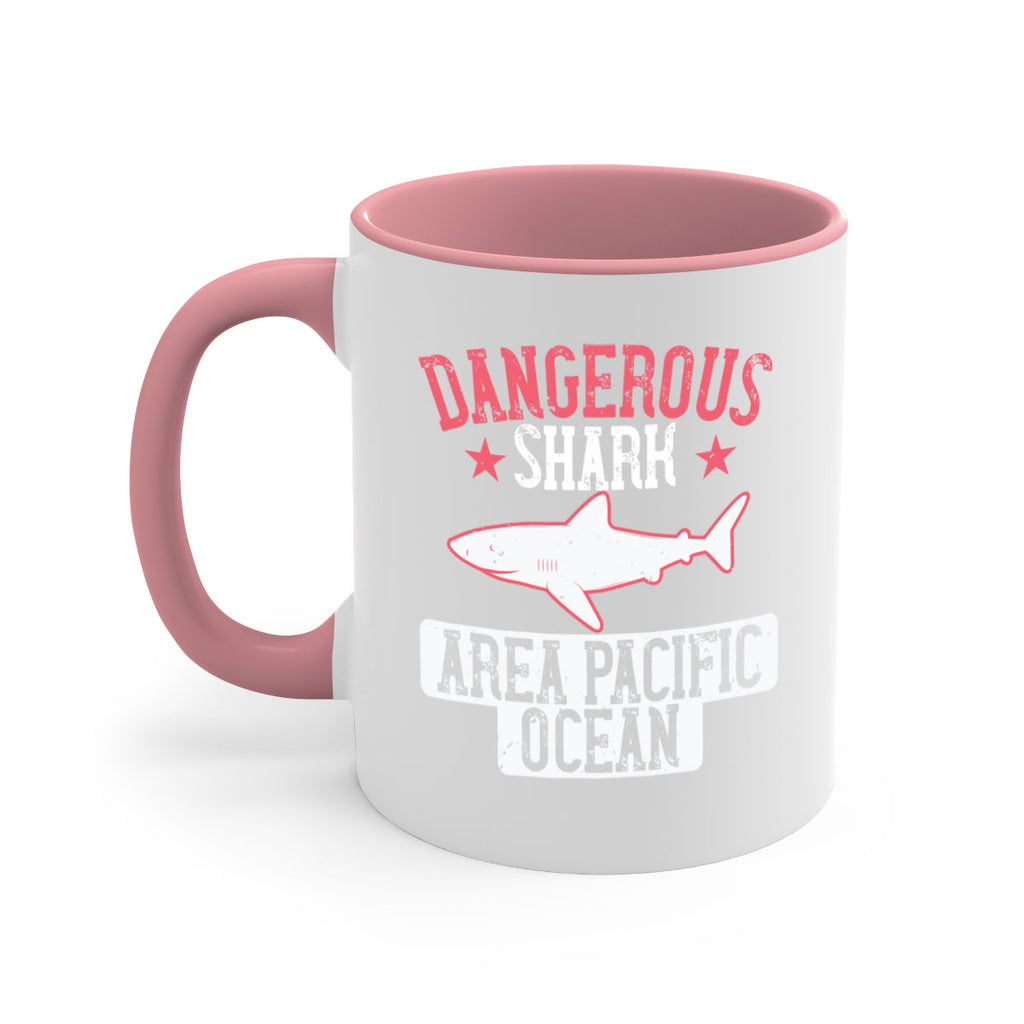 dangerous shark area pacific ocean Style 92#- Shark-Fish-Mug / Coffee Cup