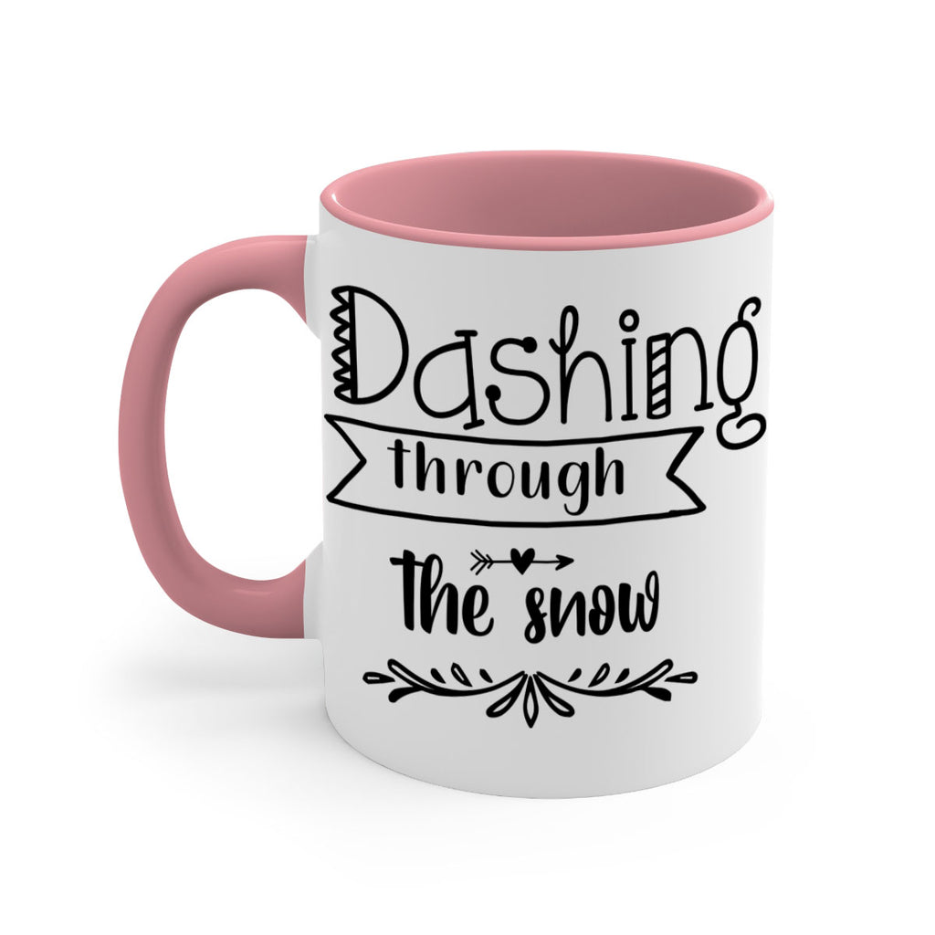 dashing through the snow style 149#- christmas-Mug / Coffee Cup