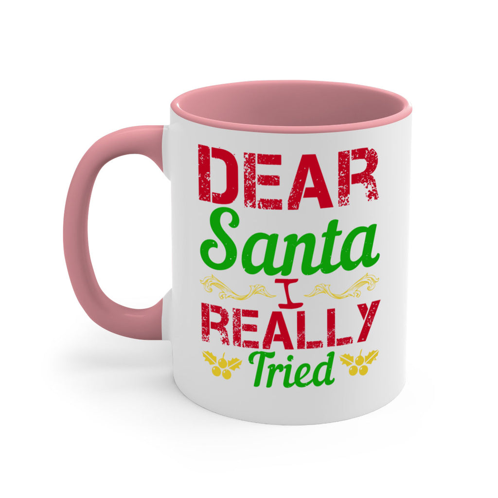 dear santa i really tried 313#- christmas-Mug / Coffee Cup