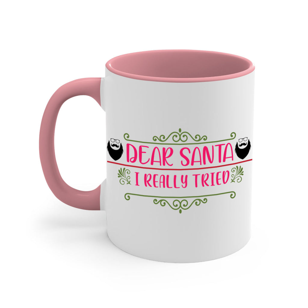 dear santa i really tried style 163#- christmas-Mug / Coffee Cup