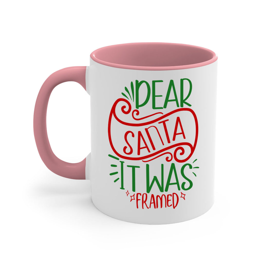 dear santa it was framed style 165#- christmas-Mug / Coffee Cup