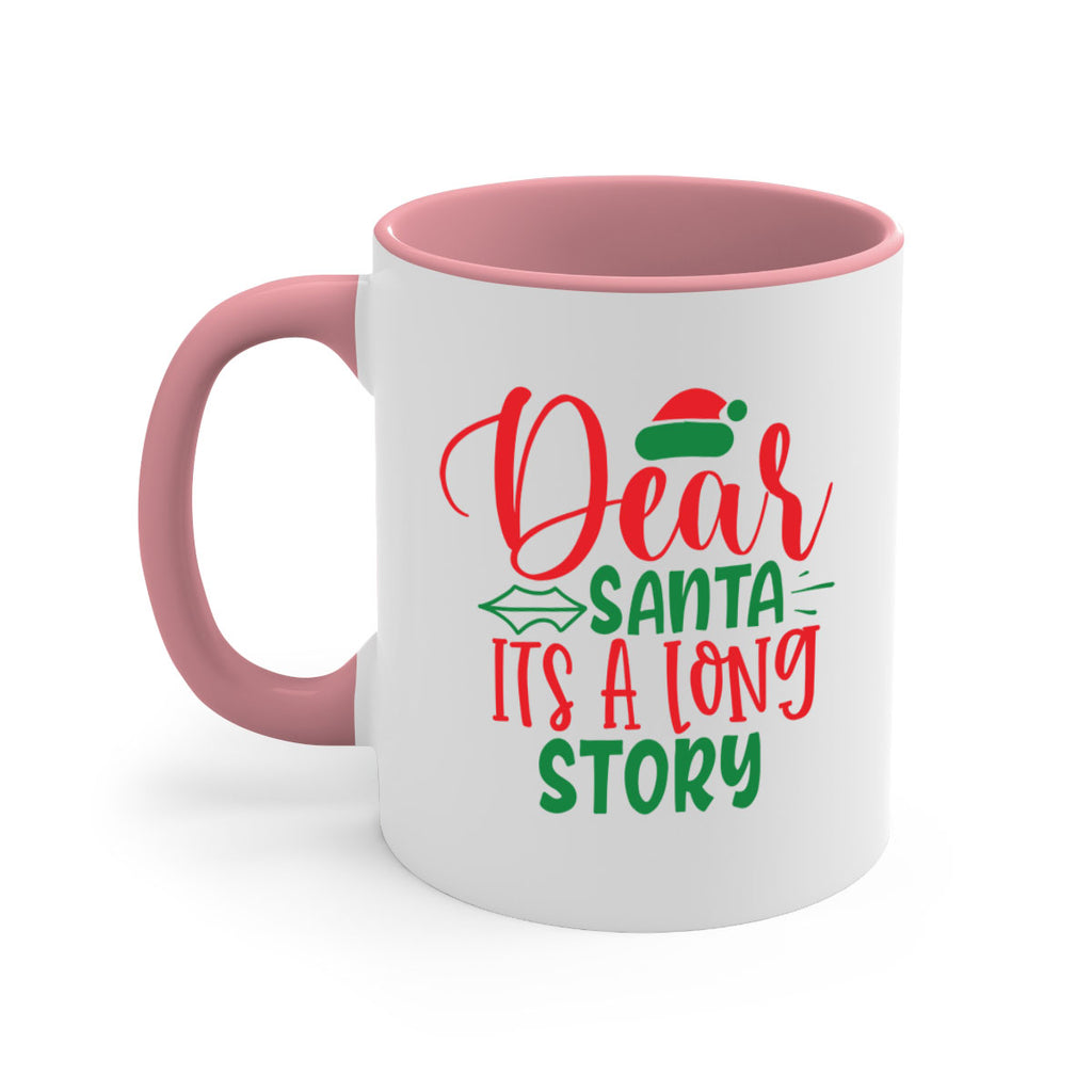 dear santa its a long story style 173#- christmas-Mug / Coffee Cup